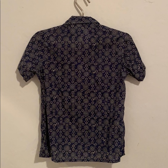 Engineered Garments Indigo Discharge Print Shirt - Picture 2 of 3